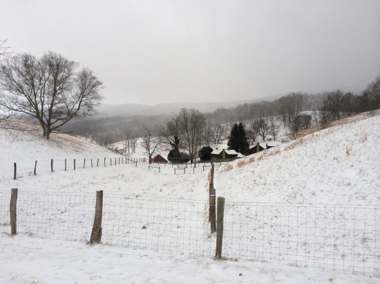 The end of Vinegar Hollow.