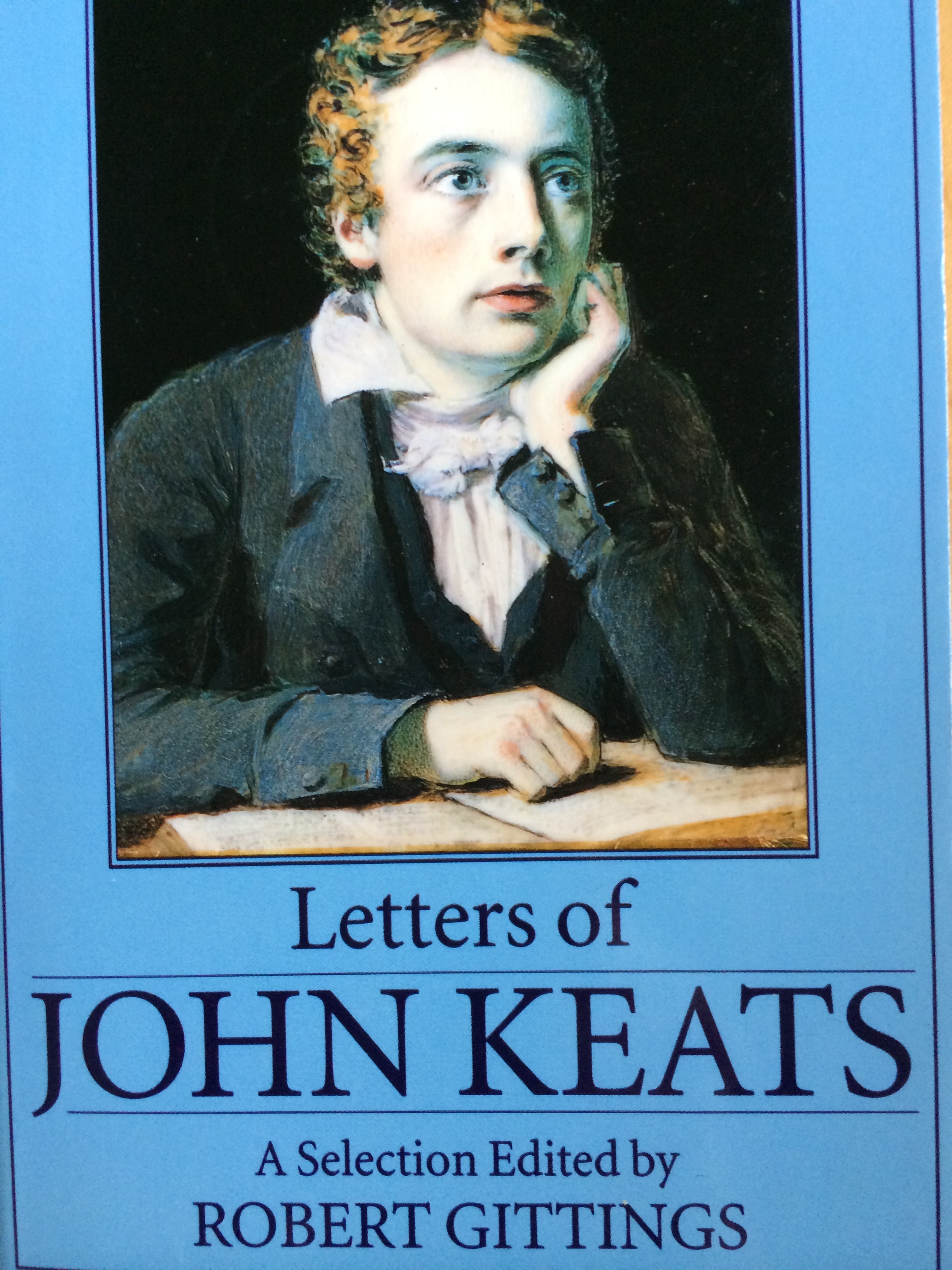 My copy of Keats' Letters.