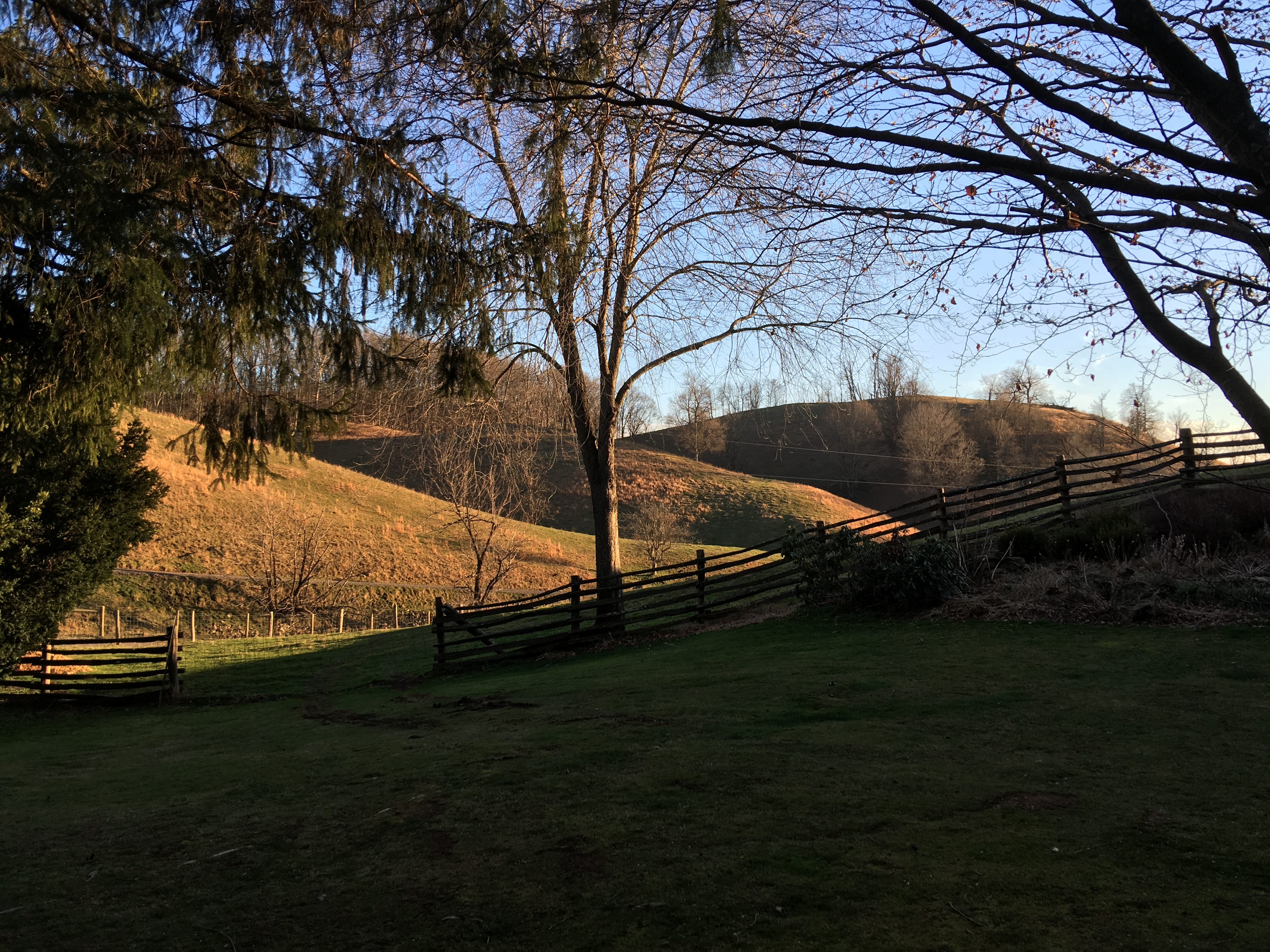 The view to Stark's Ridge.