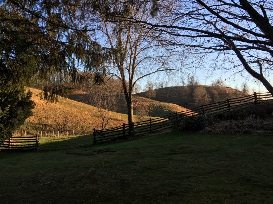 The view to Stark's Ridge.